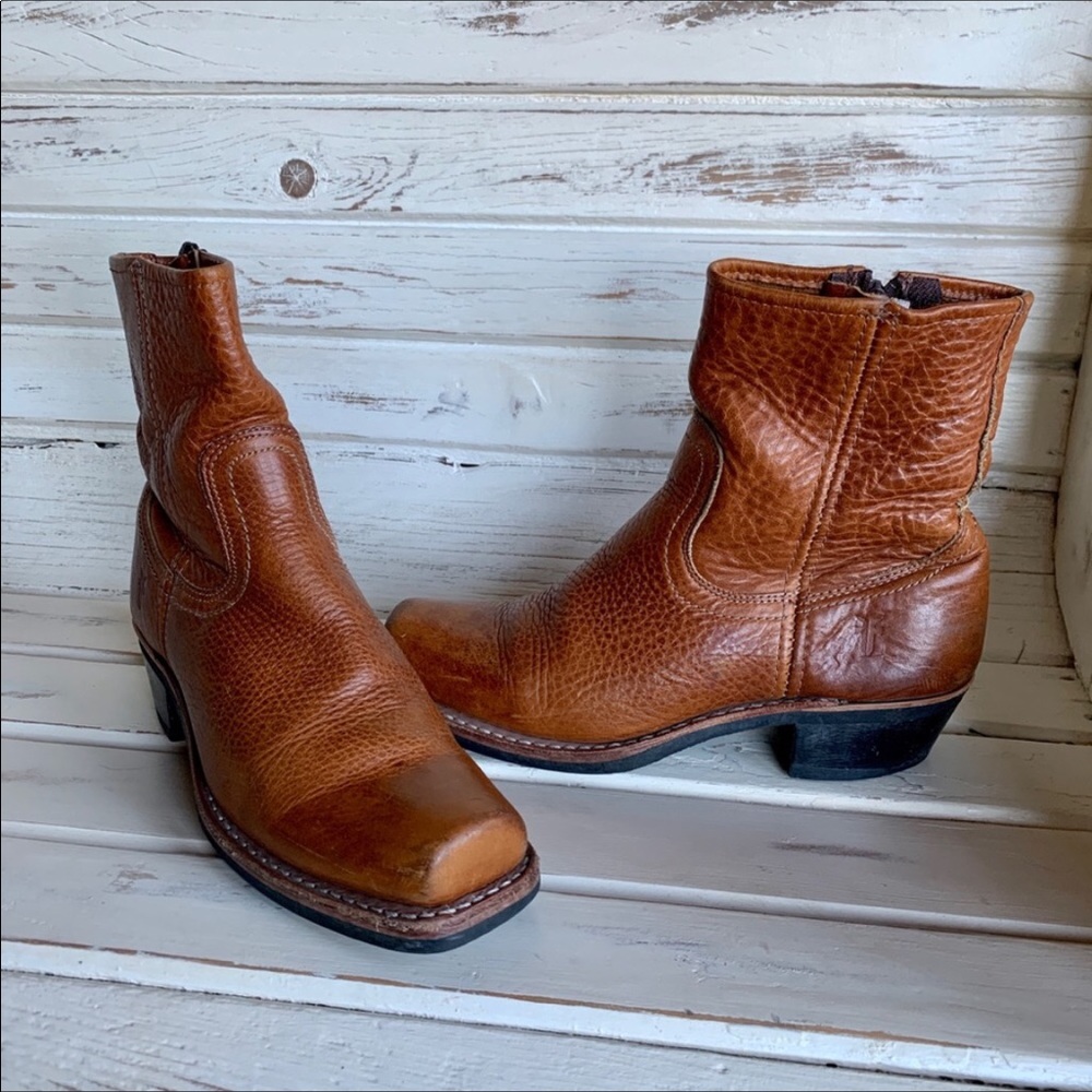Frye Brown Short Boots
